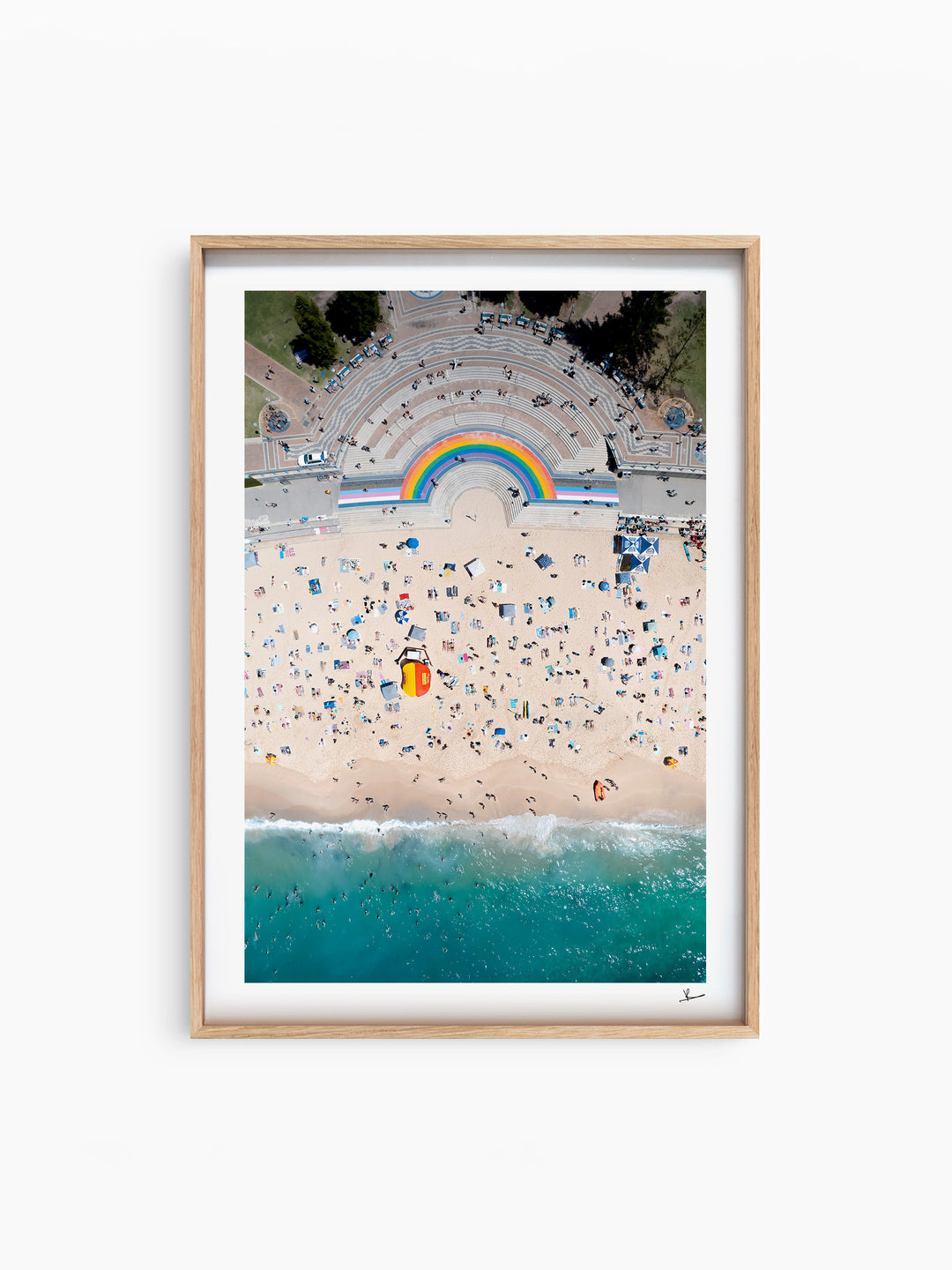 Coogee Beach Rainbow - Sydney Wall Art Print