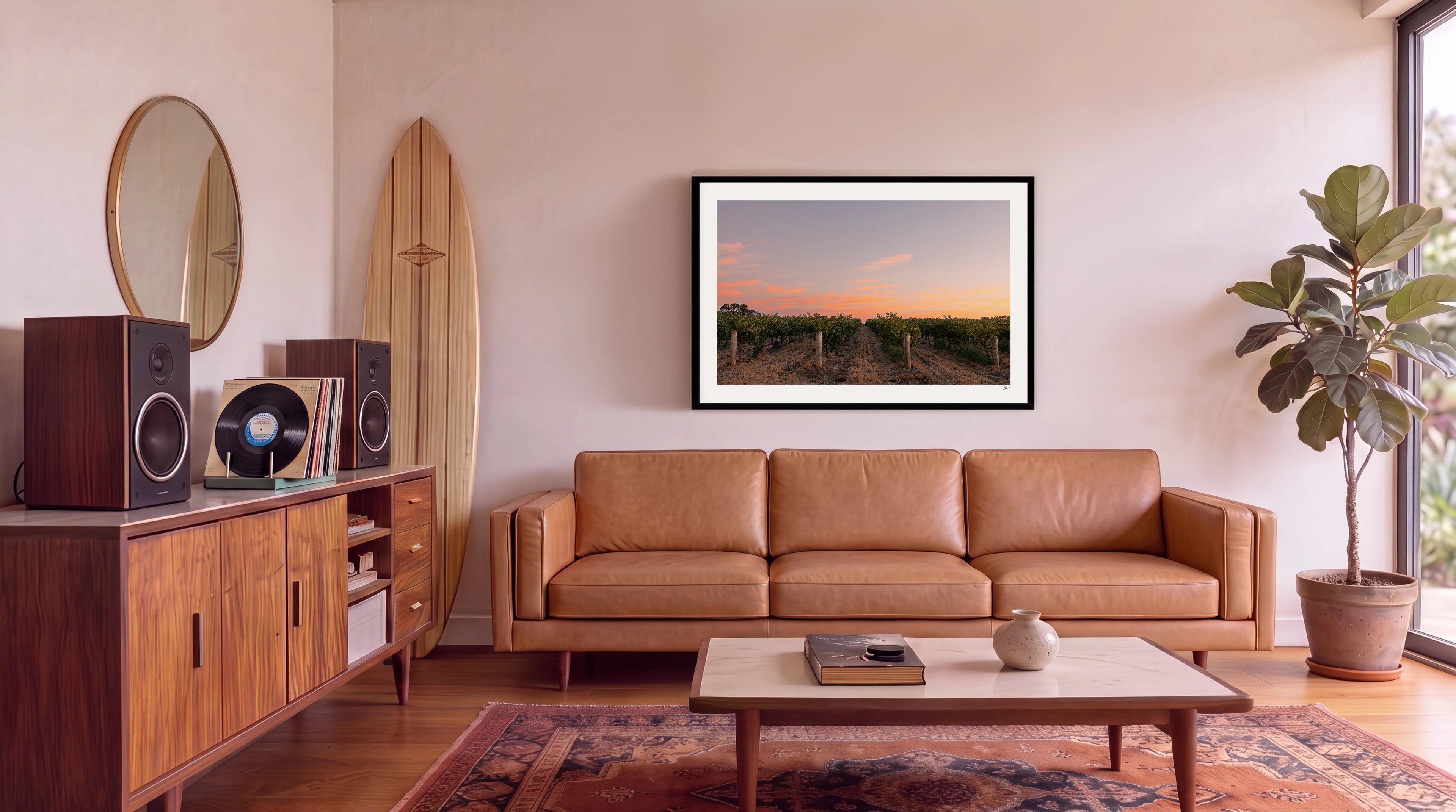 Barossa Valley First Light – South Australia Wall Art Print