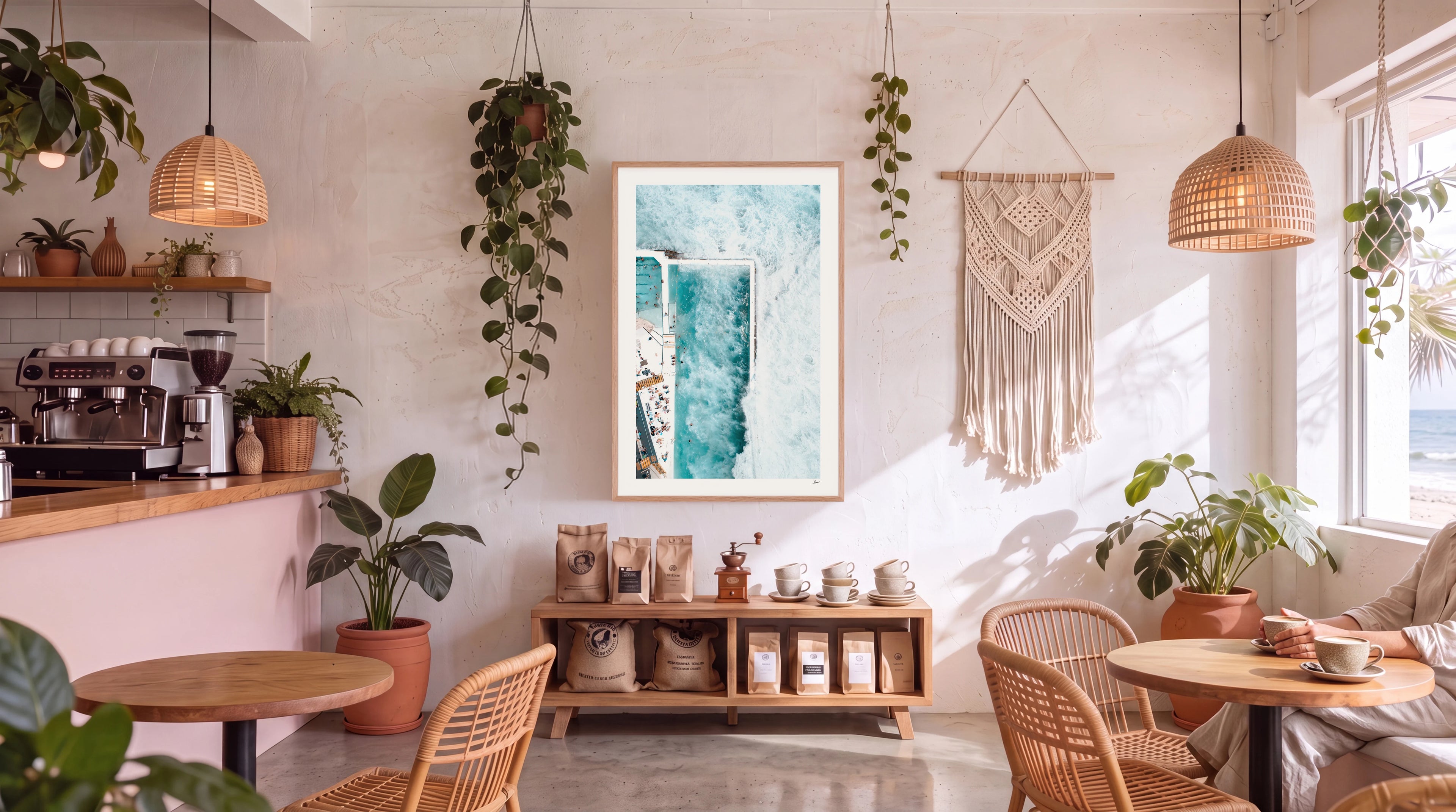 Bondi Icebergs Wipe Out 02 - Wall Art Print