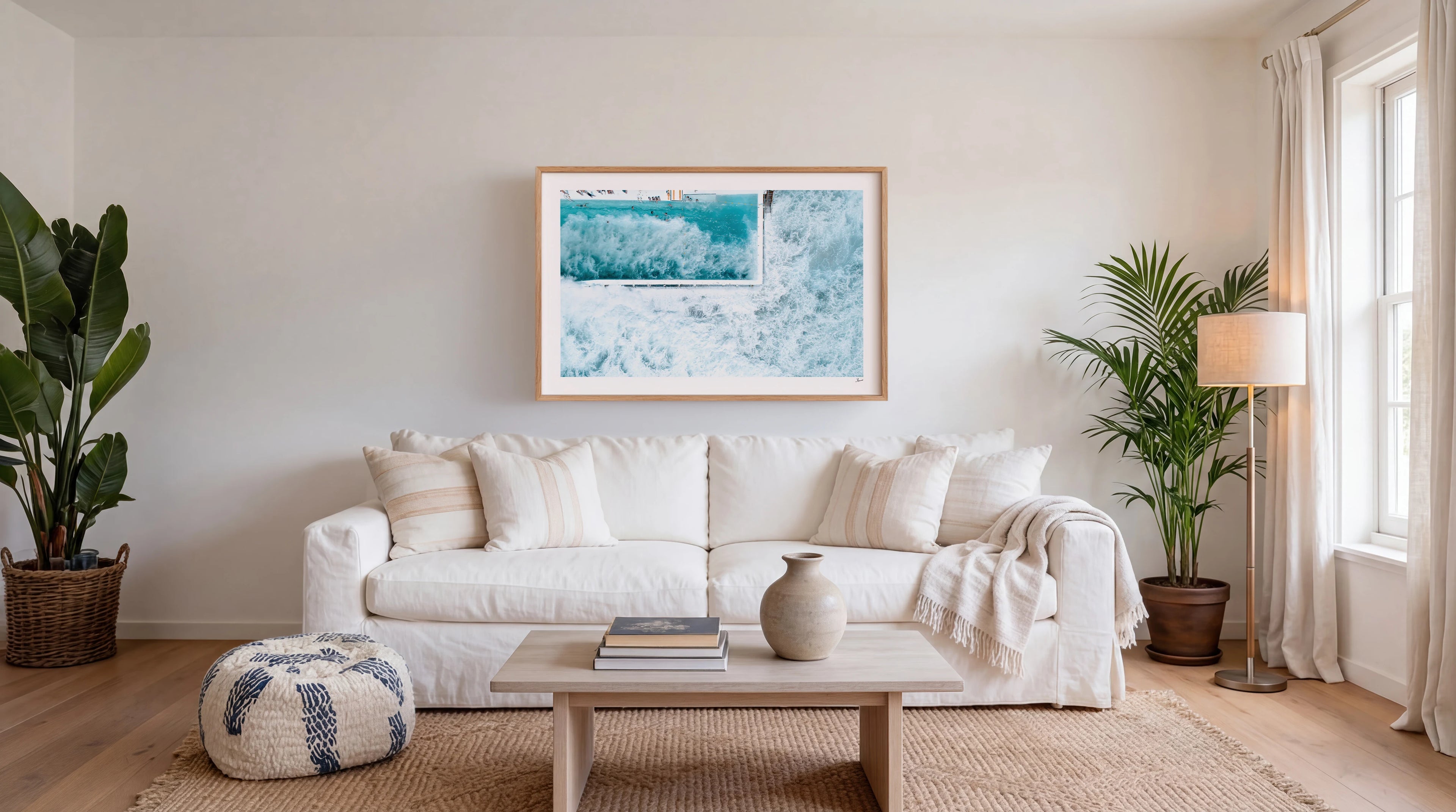 Bondi Icebergs Wipe Out 03 - Wall Art Print