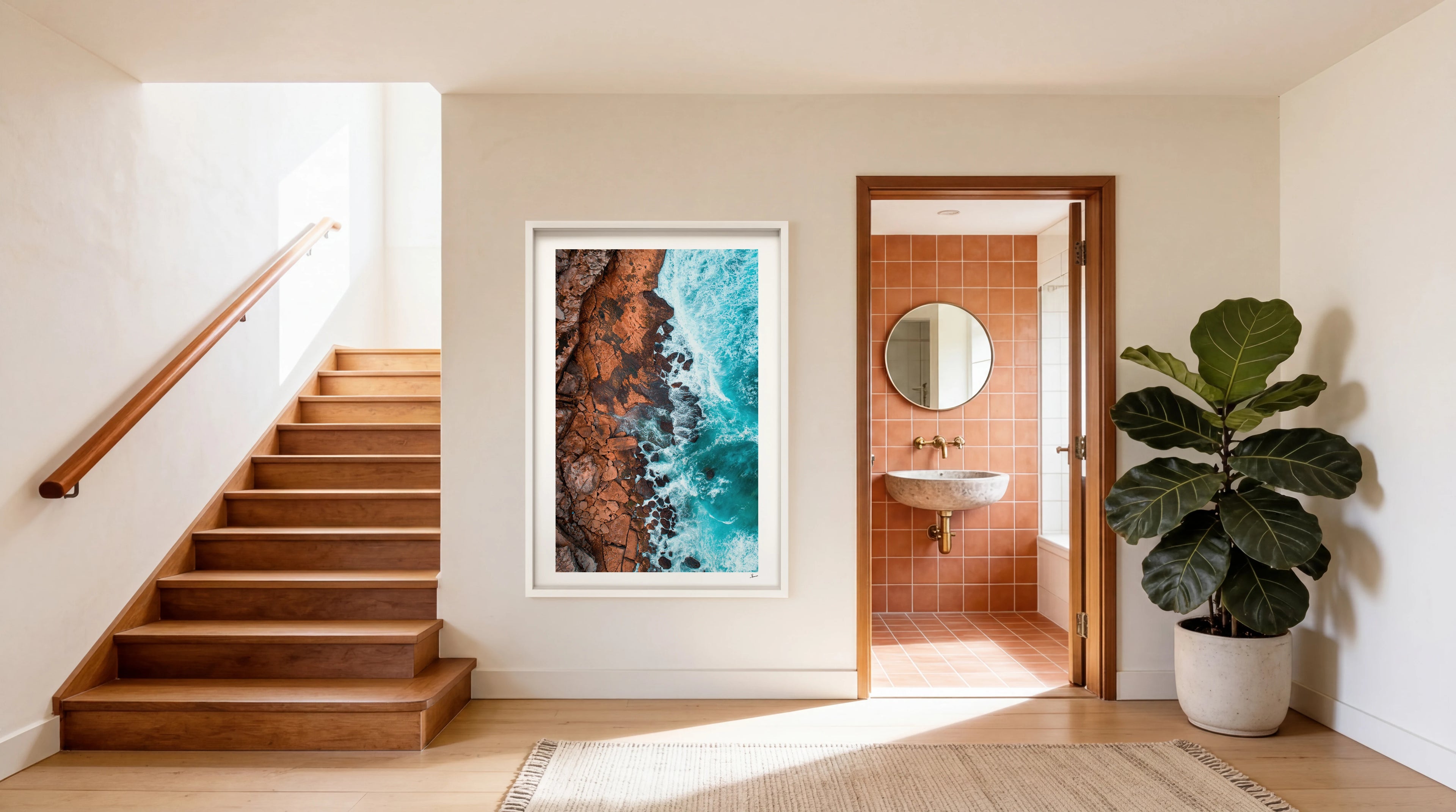 Salty Rock 01 - Wall Art Print