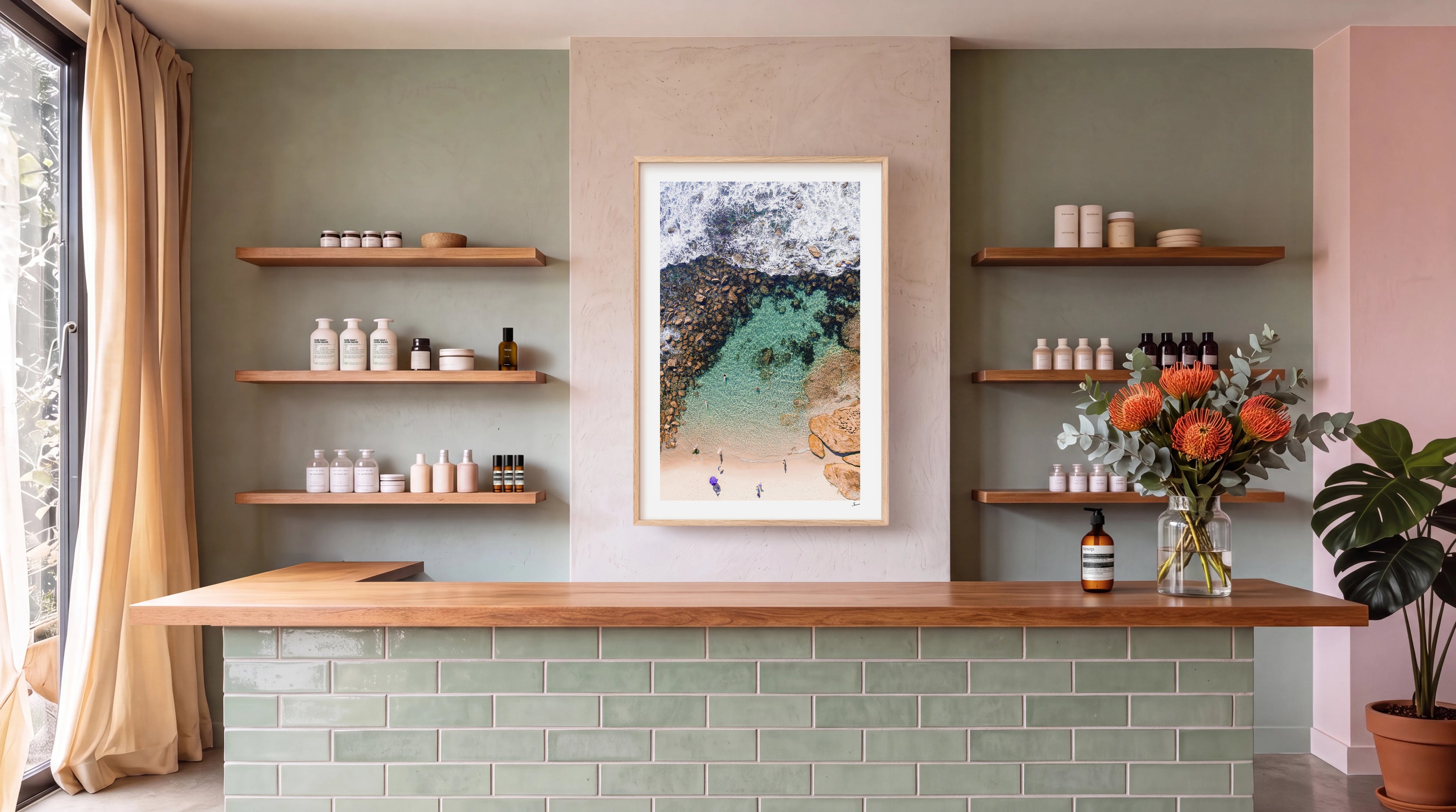Bronte Bogey Hole 01 - Wall Art Print