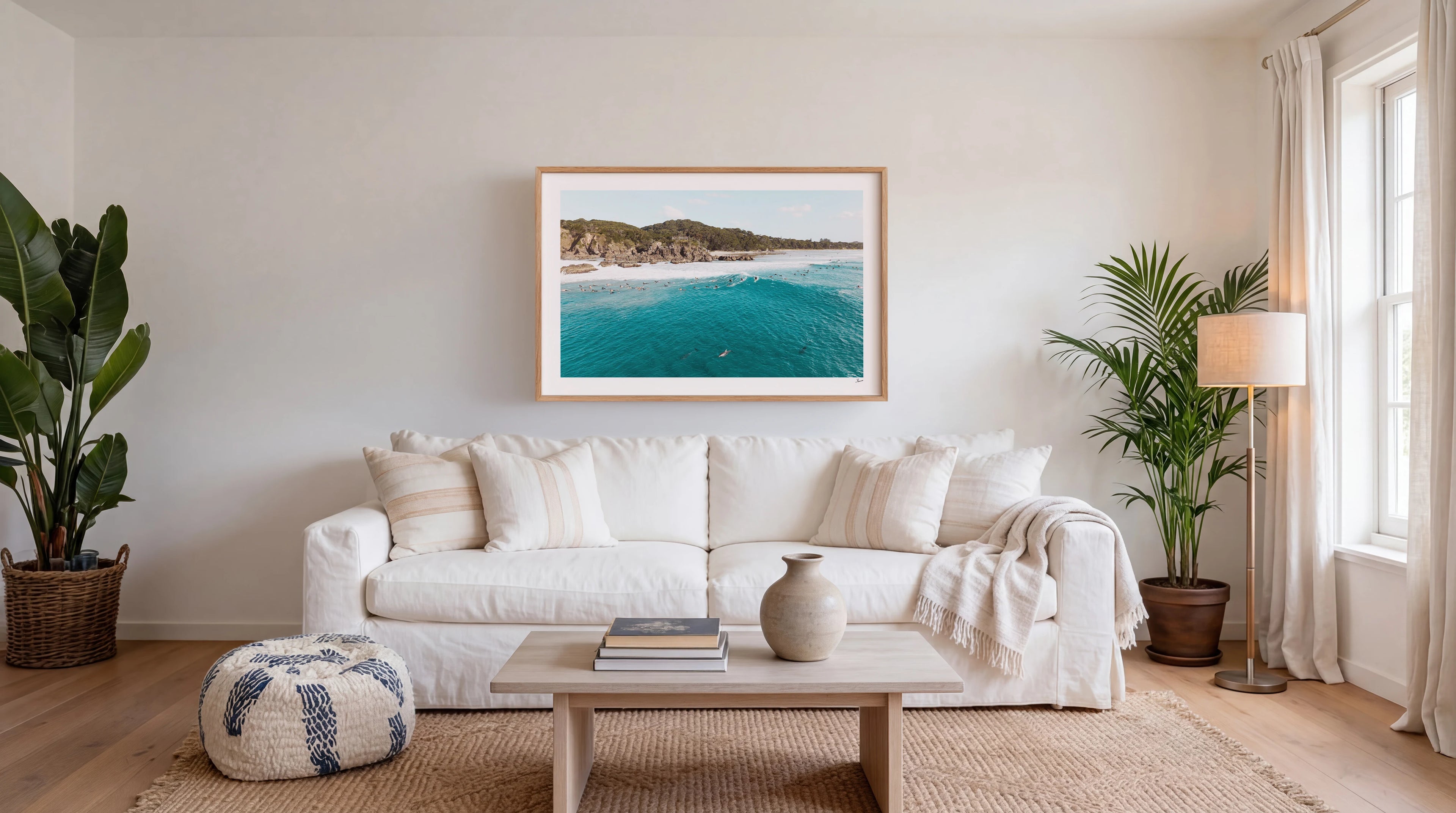 The Pass 07 (Dolphins) - Byron Bay Wall Art Print