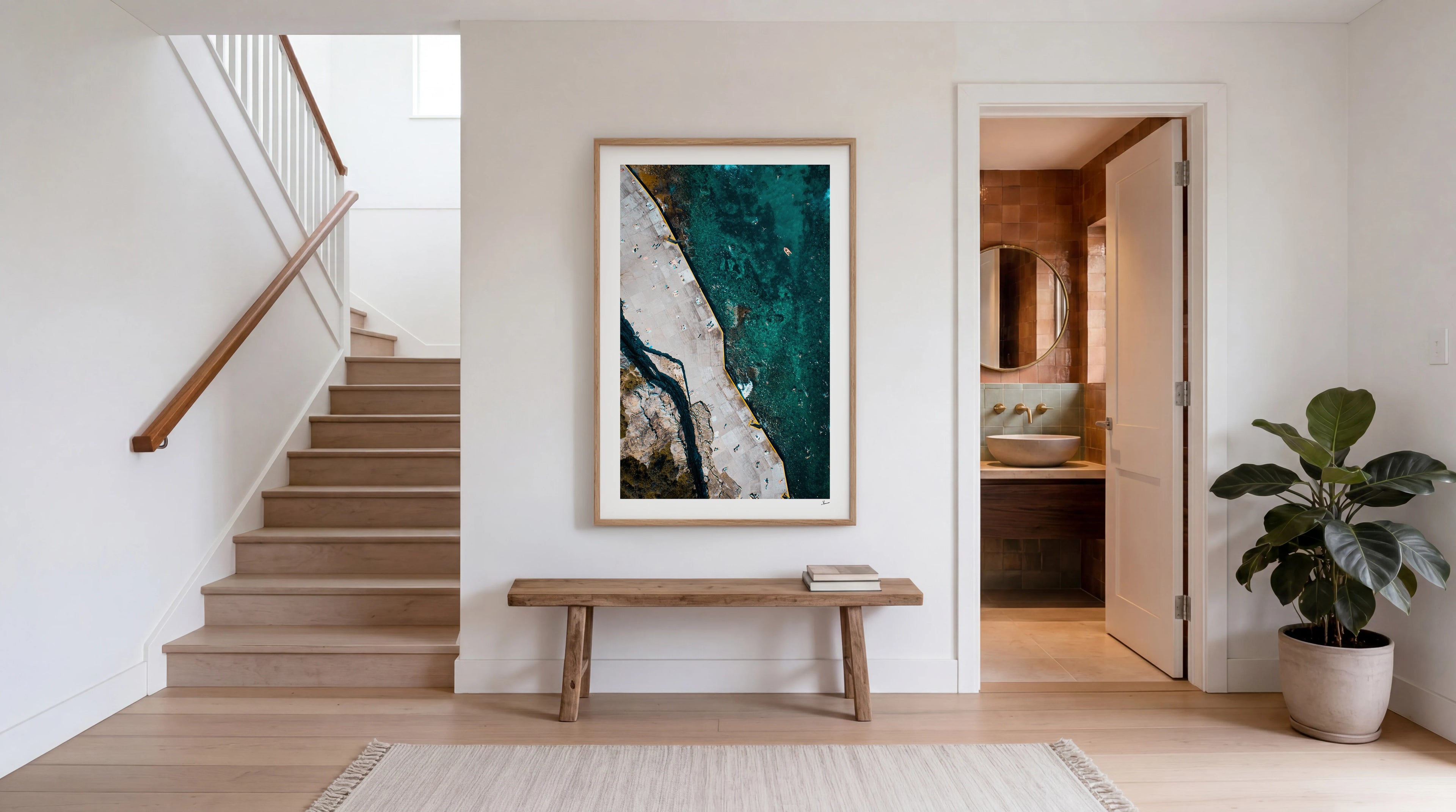 Clovelly Beach 01 - Wall Art Print