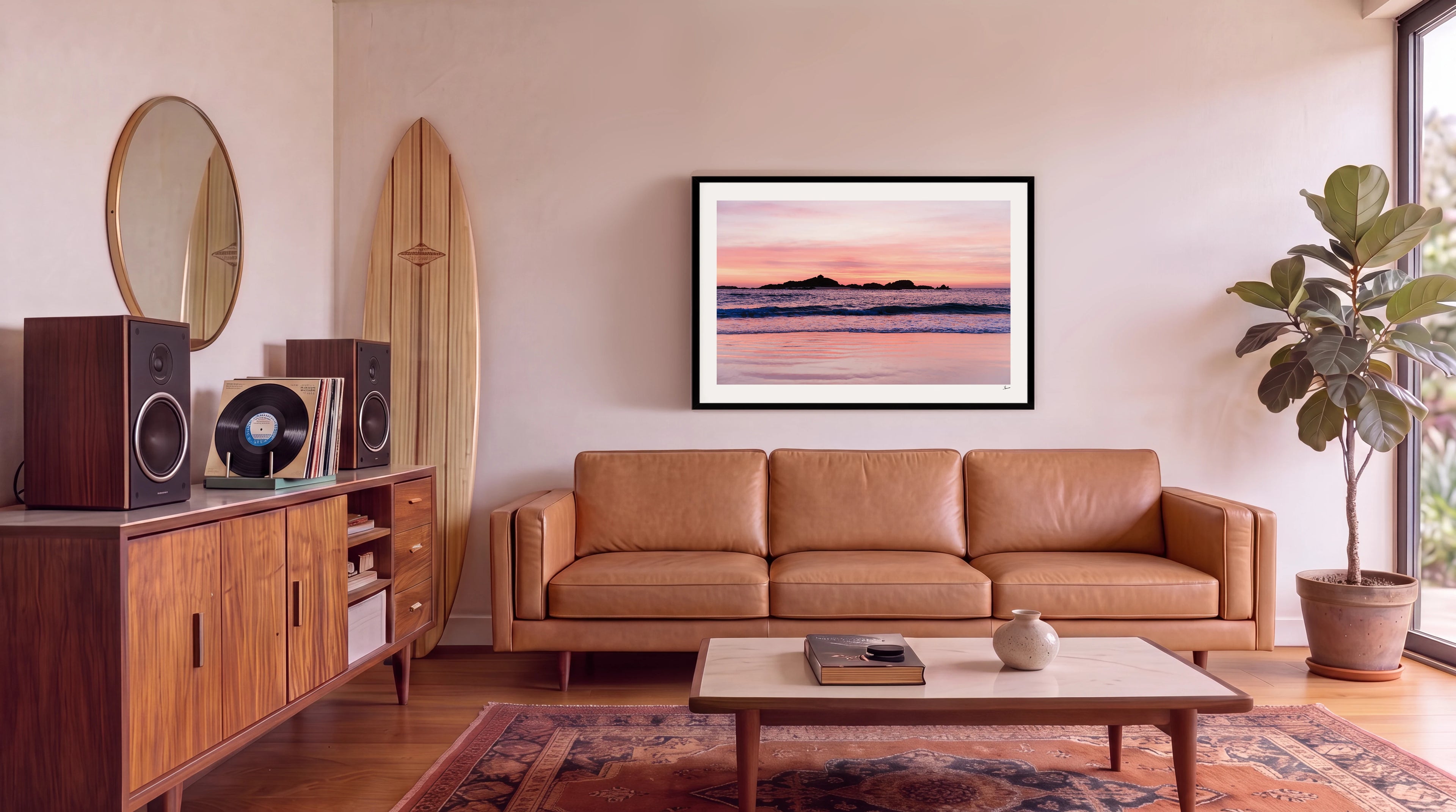 Sawtell Island Sunrise 01 - Wall Art Print