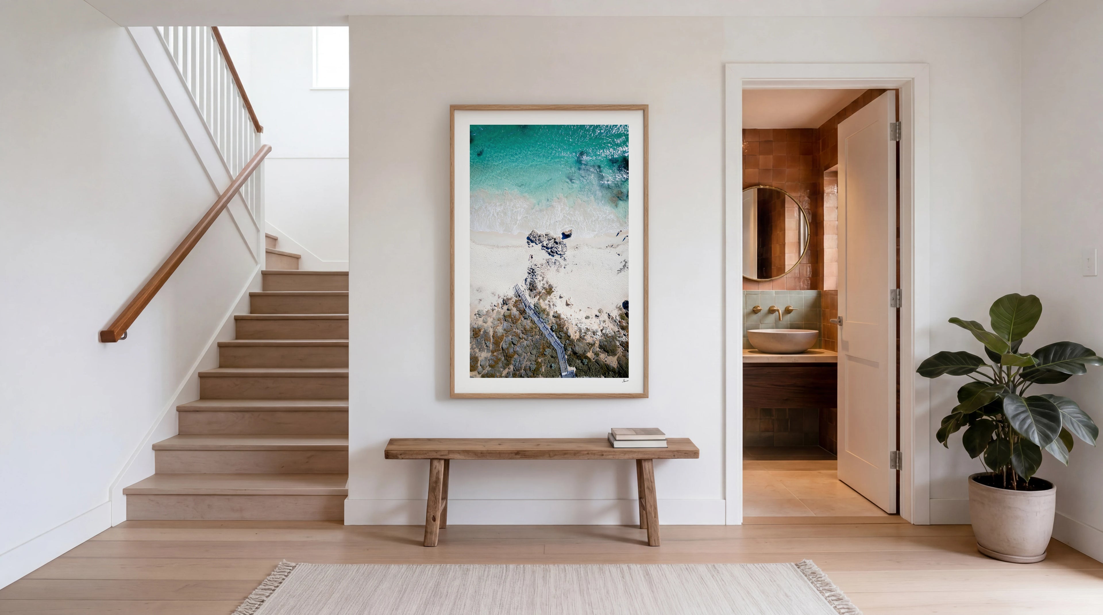 Sants Beach 02 - Wall Art Print