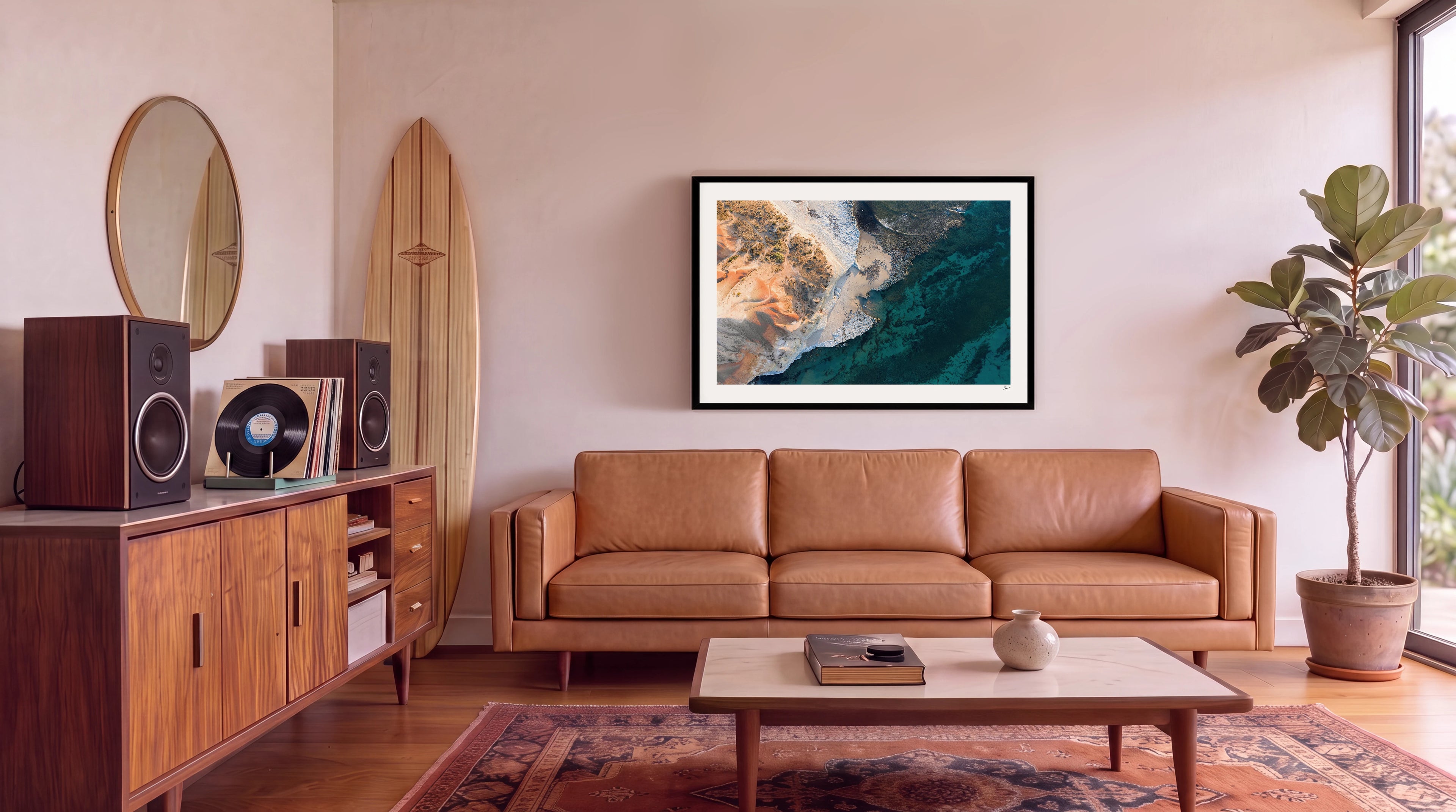 Ochre & Ocean – South Australia Wall Art Print