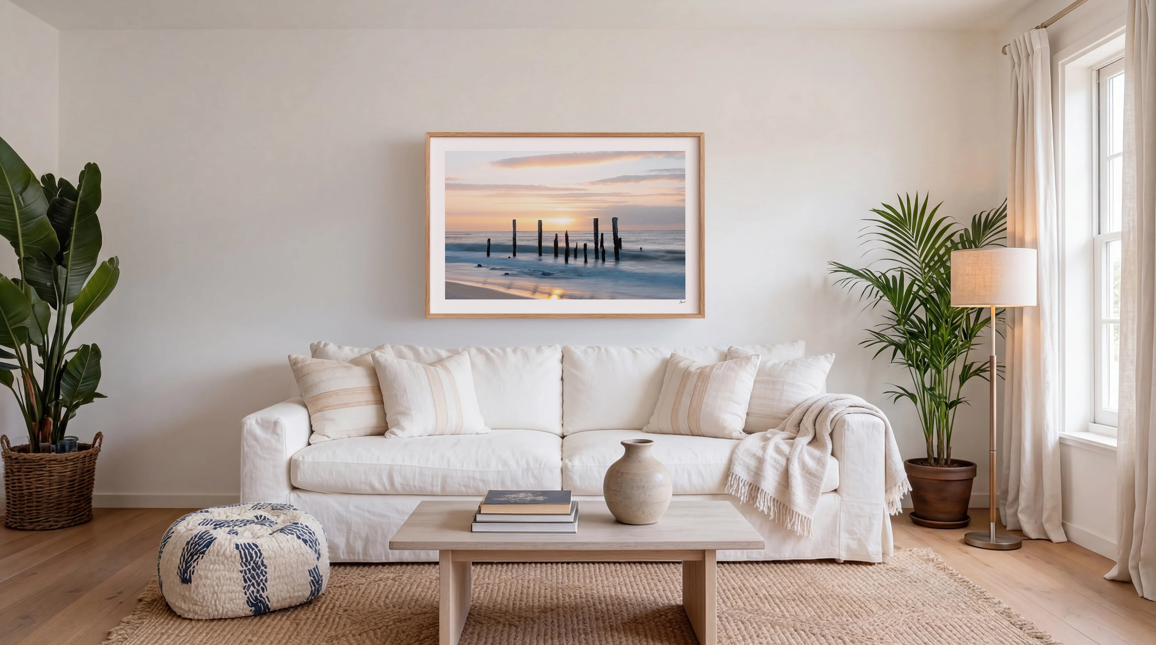 Port Willunga Jetty Pylons 02 – South Australia Wall Art Print