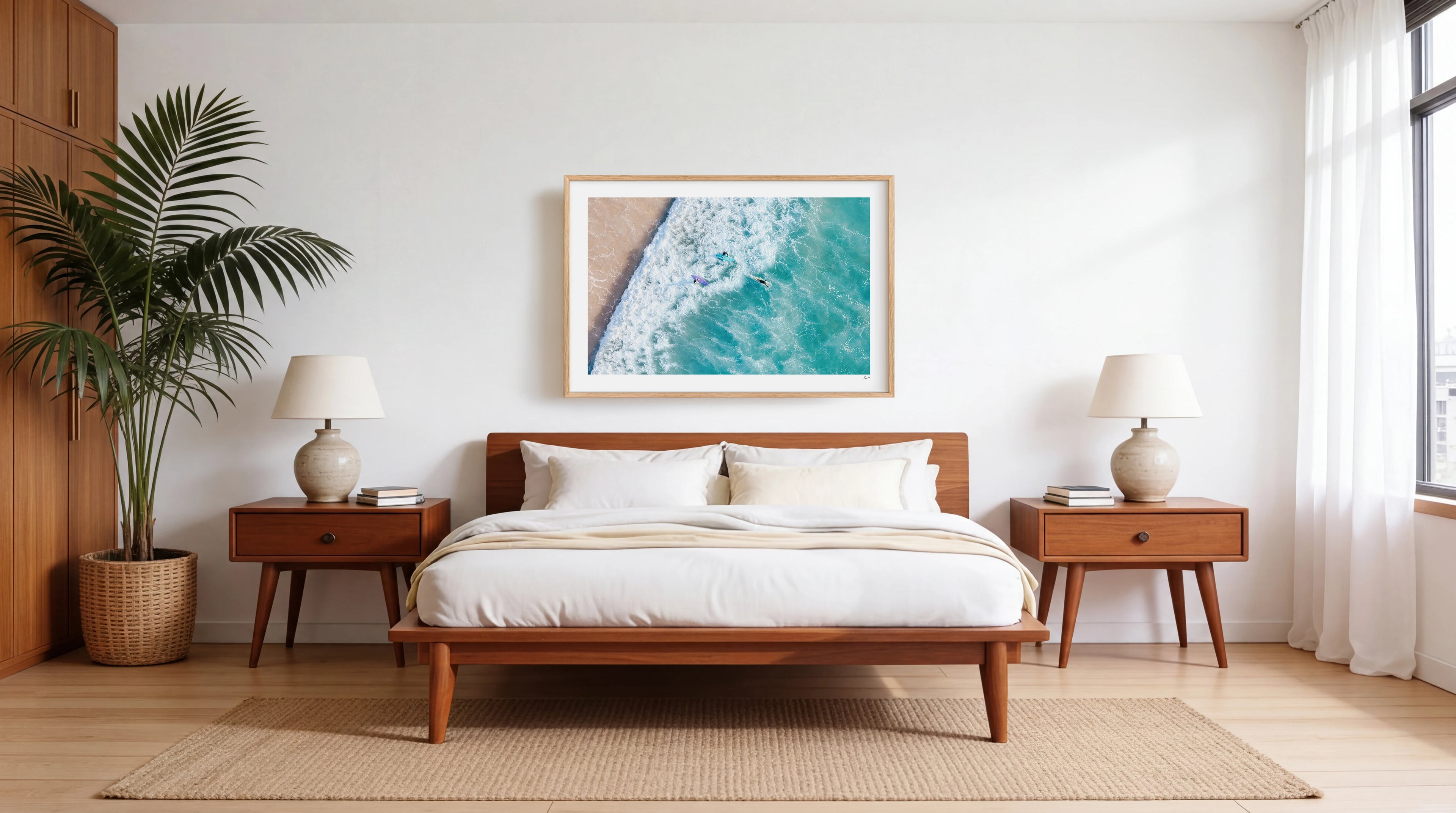 Paddle Out - Freshwater Beach Wall Art Print
