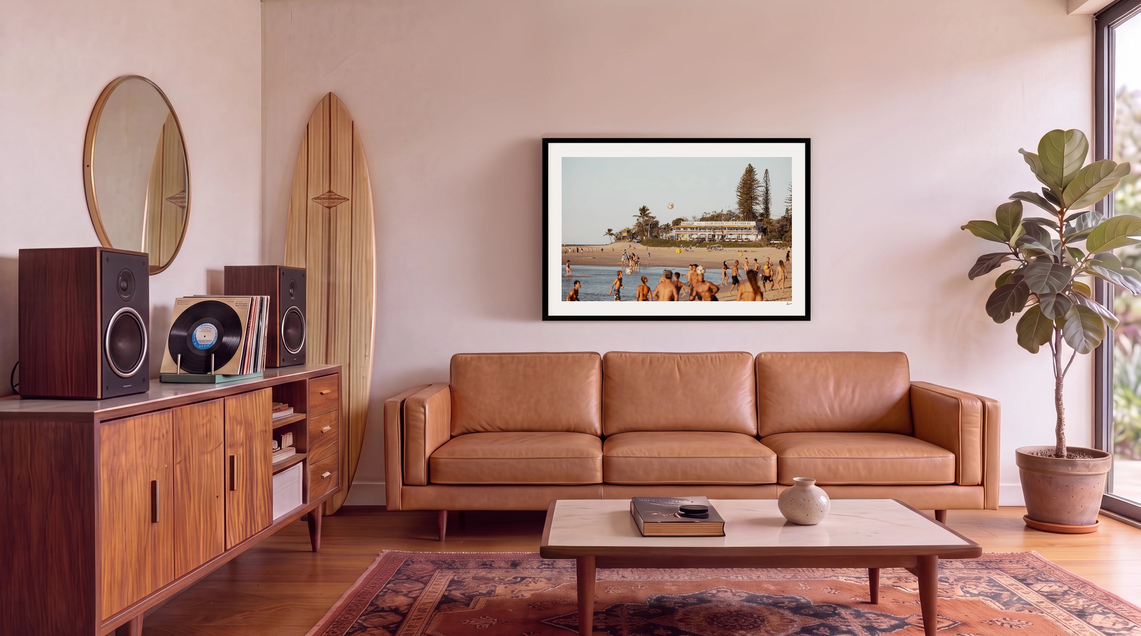 From Where You'd Rather Be - Gold Coast Wall Art Print