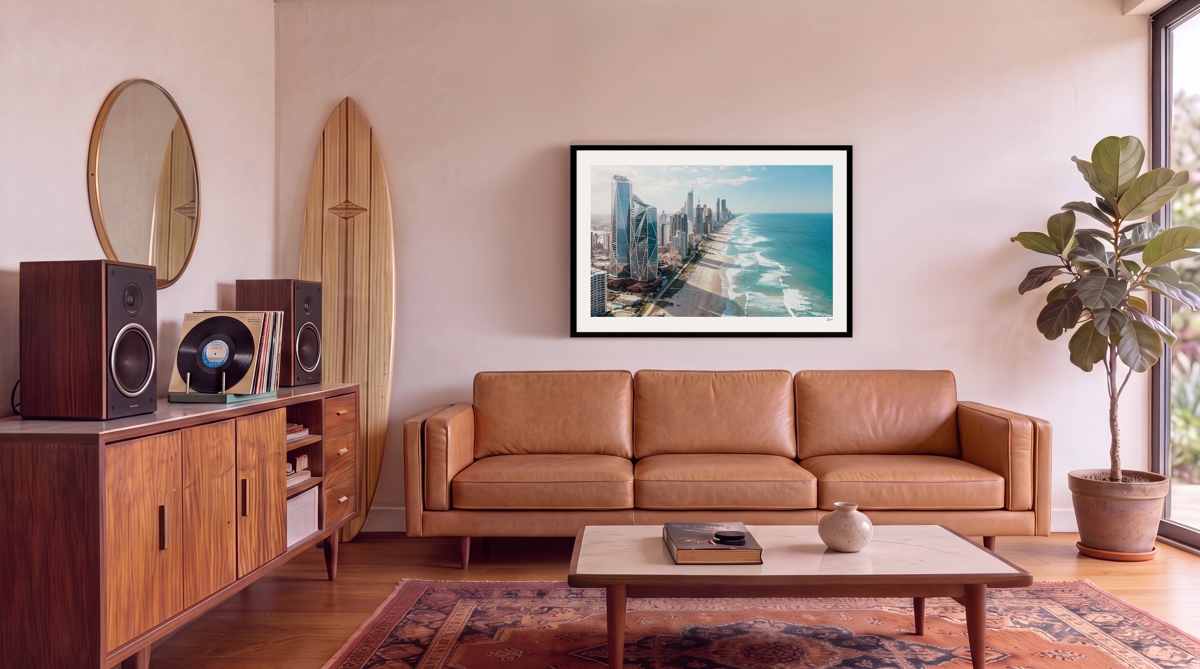 Surfers Paradise 01 - Gold Coast Wall Art Print