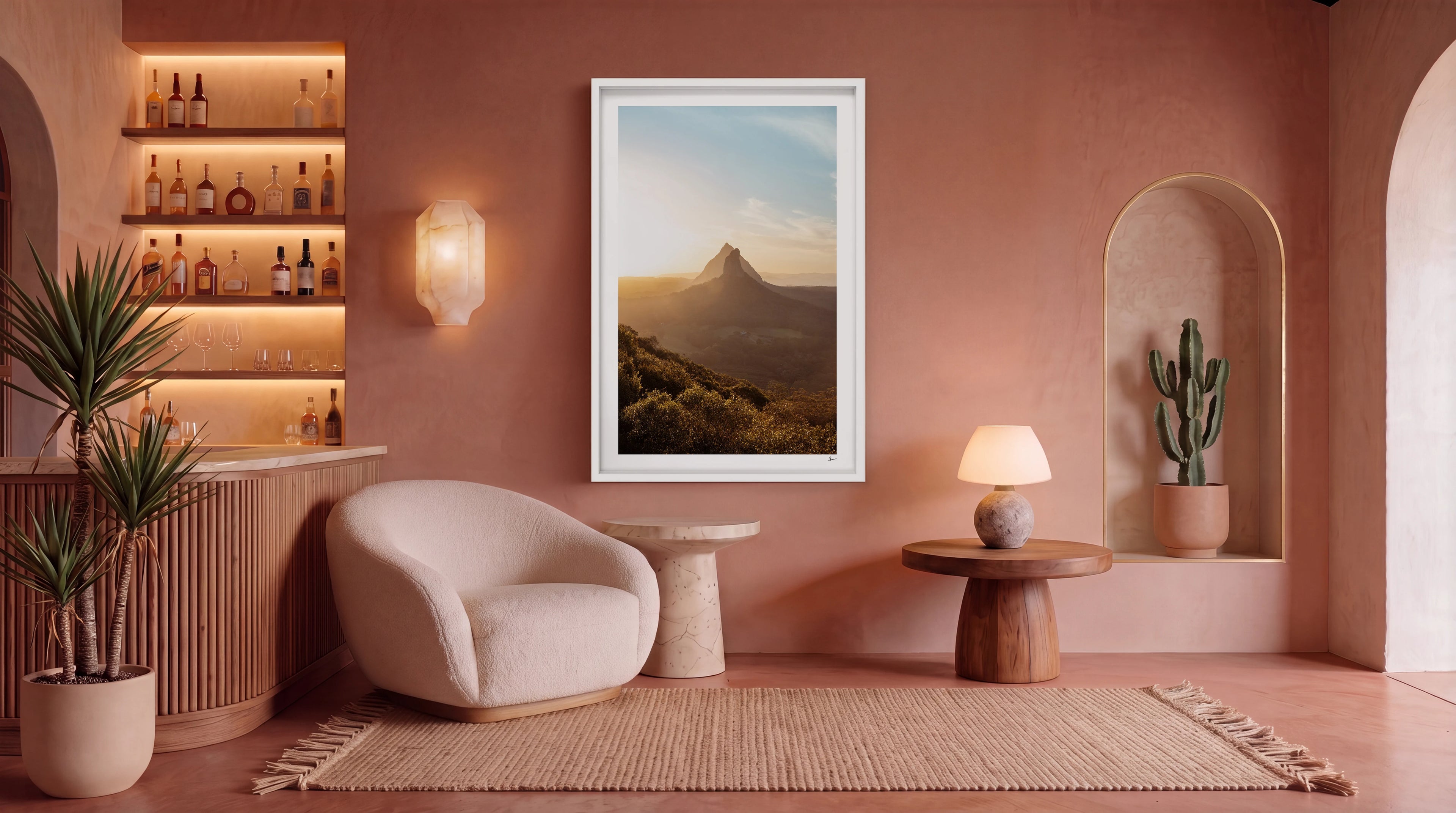 Glass House Mountains 03 - Wall Art Print