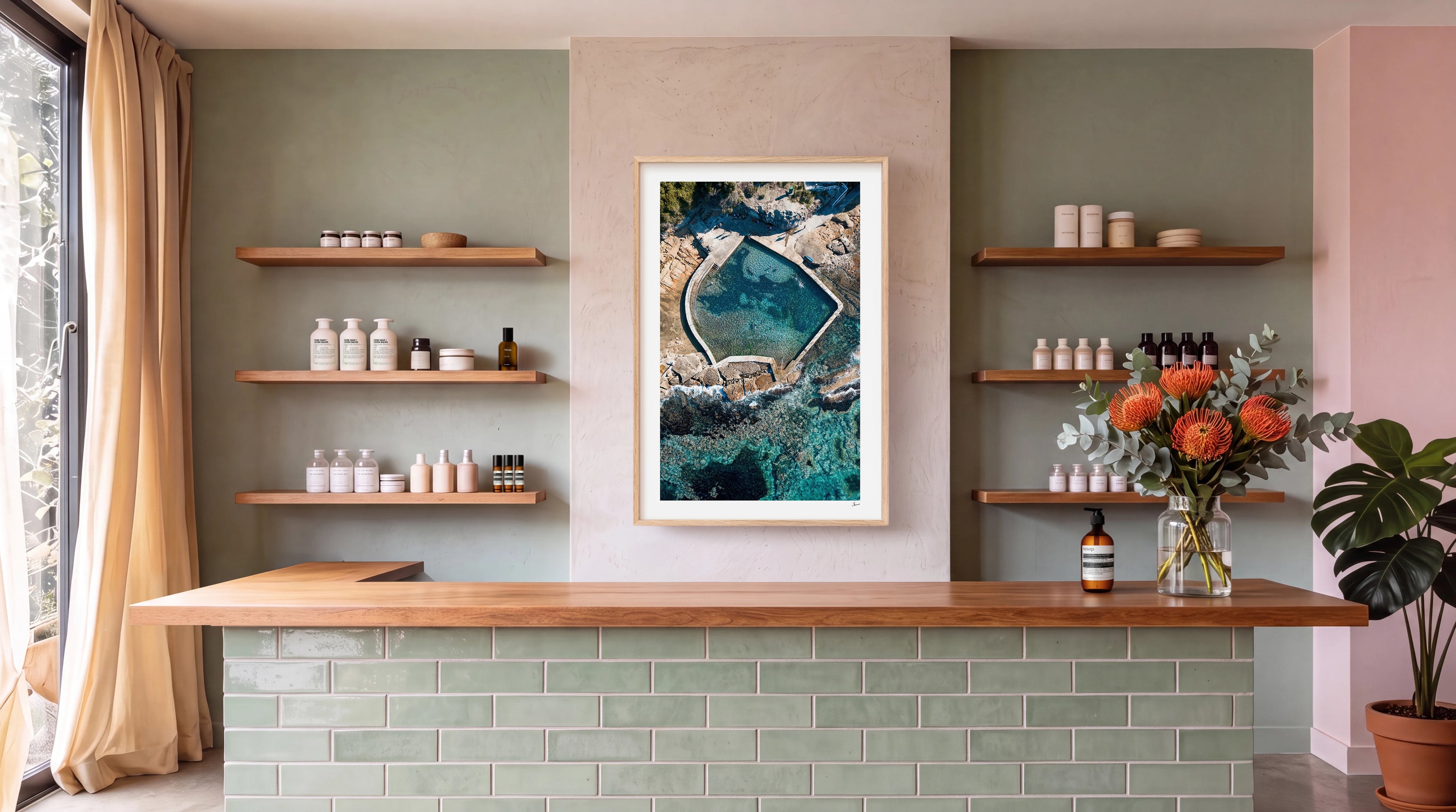 Malabar Rock Pool 01 - Wall Art Print