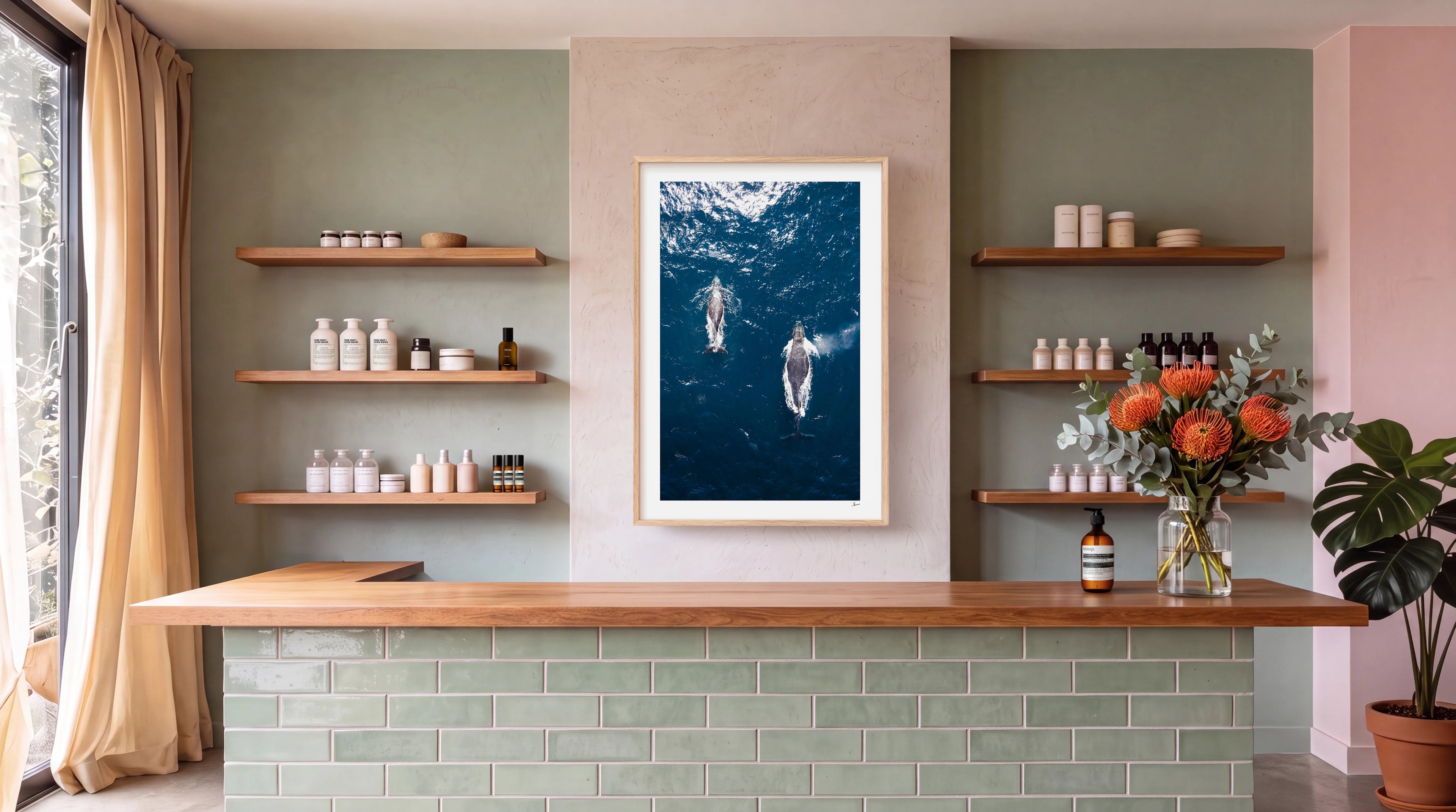 Whales 01 (Maroubra) - Wall Art Print