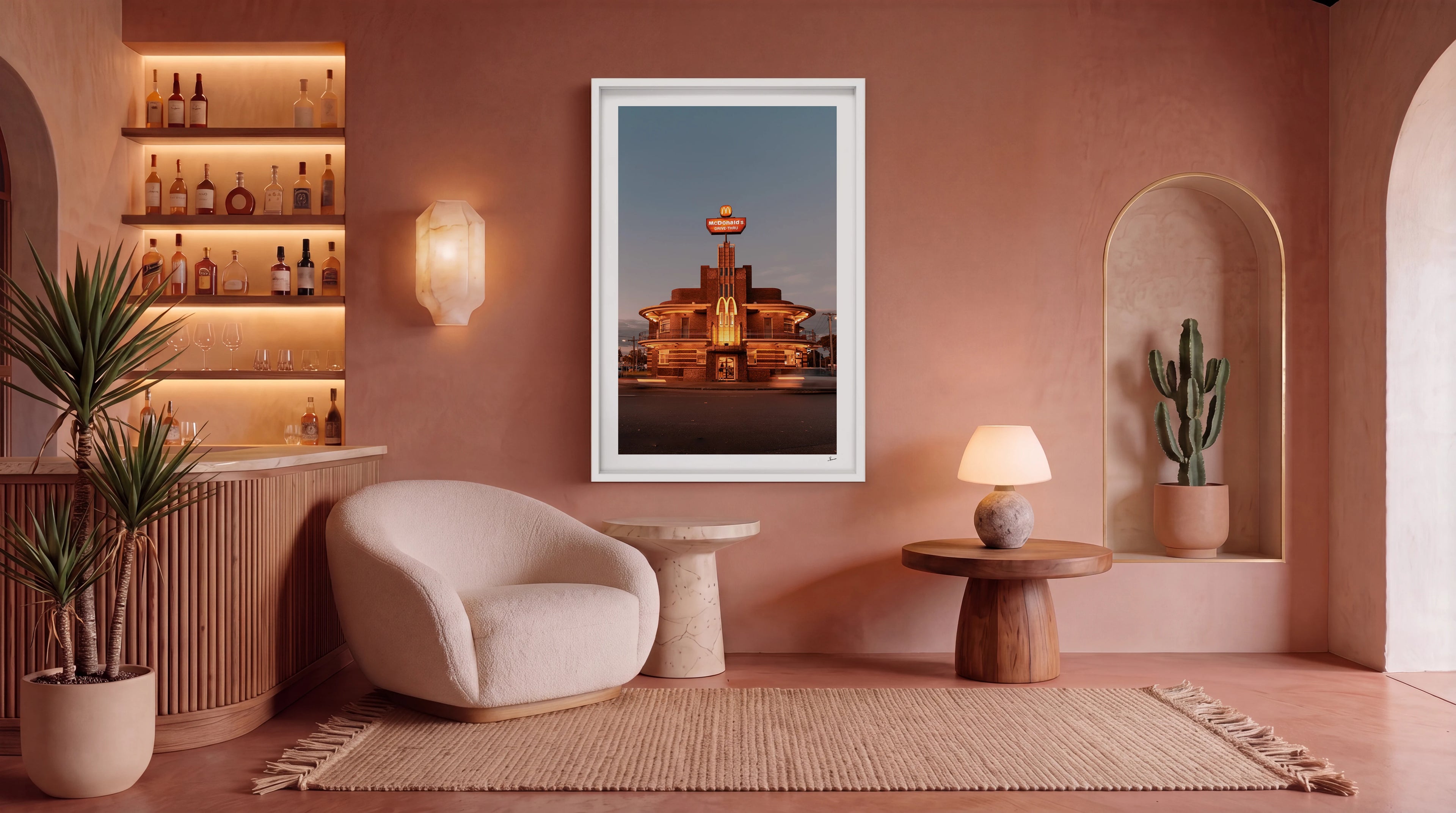 Art Deco Maccas 01 - Wall Art Print