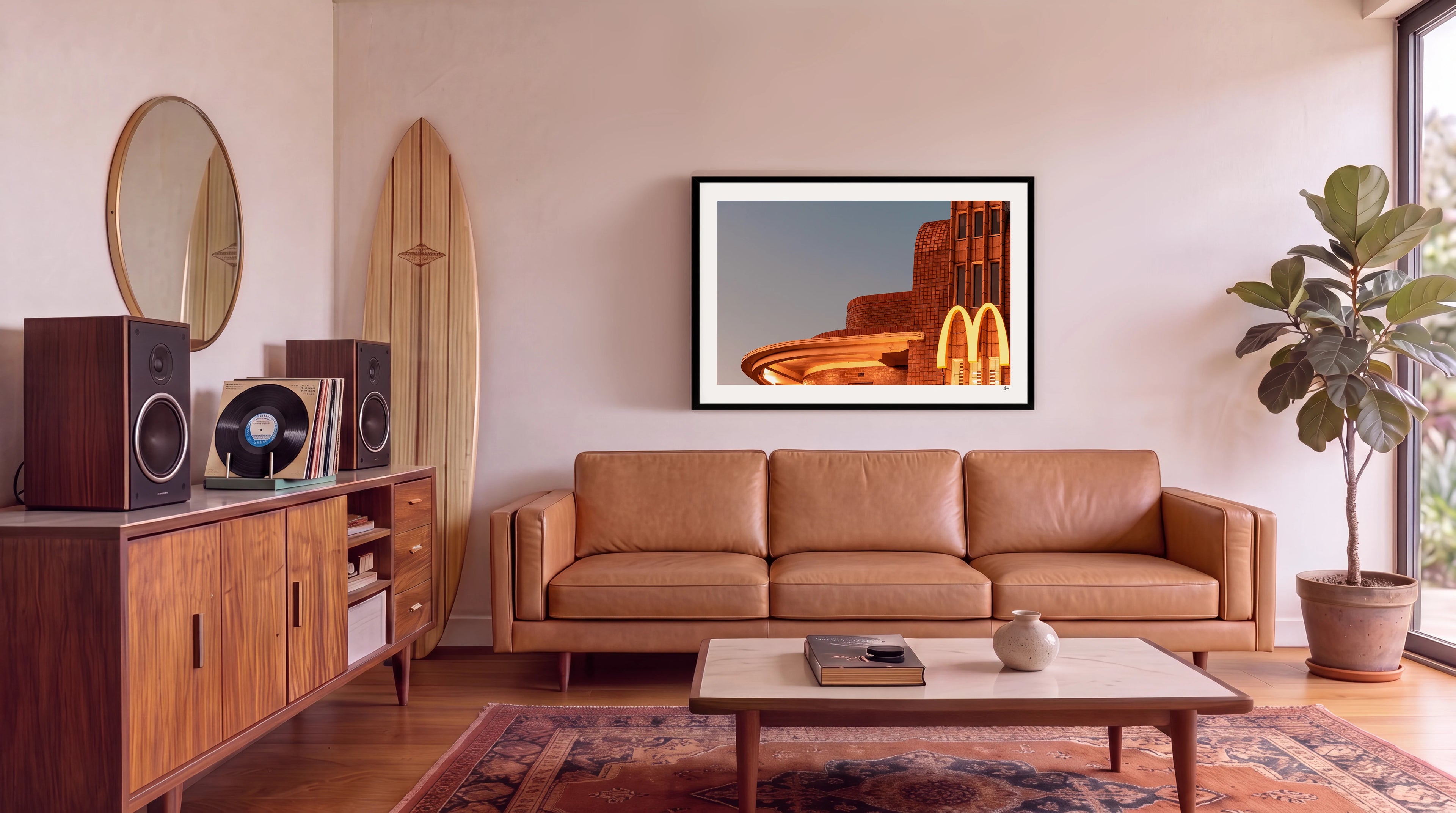 Art Deco Maccas 02 - Wall Art Print