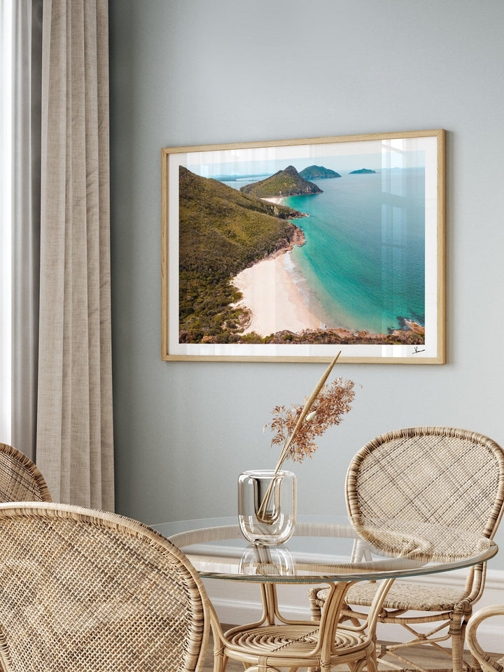 Wreck Beach – Nelson Bay – Port Stephens Wall Art Print