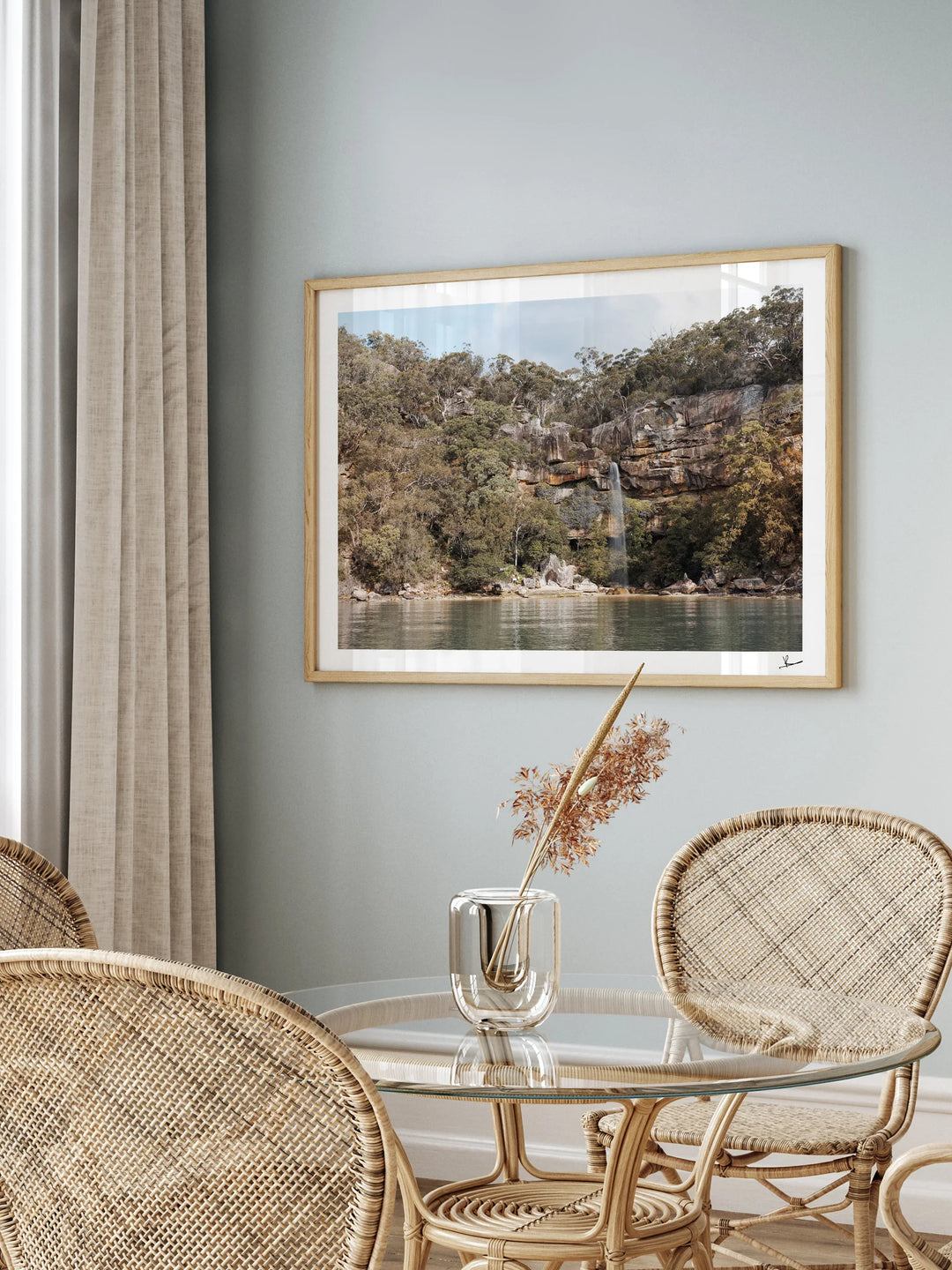 Refuge Bay Waterfall – Hawkesbury River Wall Art Print
