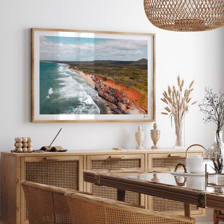 Red Cliff 01 - Wall Art Print