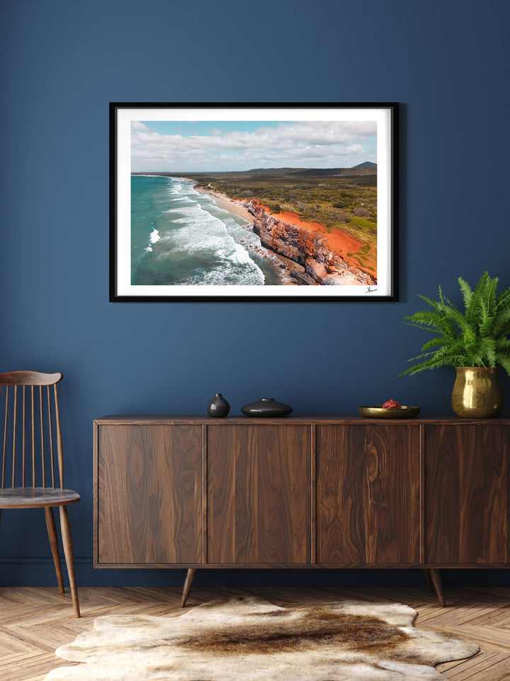 Red Cliff 01 - Wall Art Print