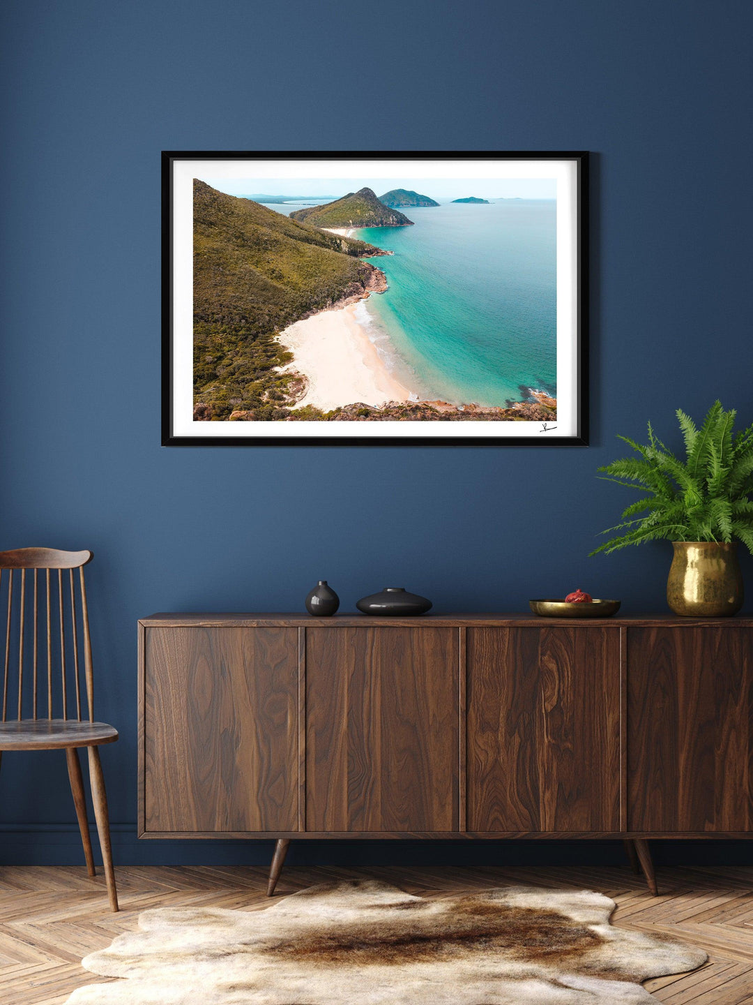Wreck Beach – Nelson Bay – Port Stephens Wall Art Print