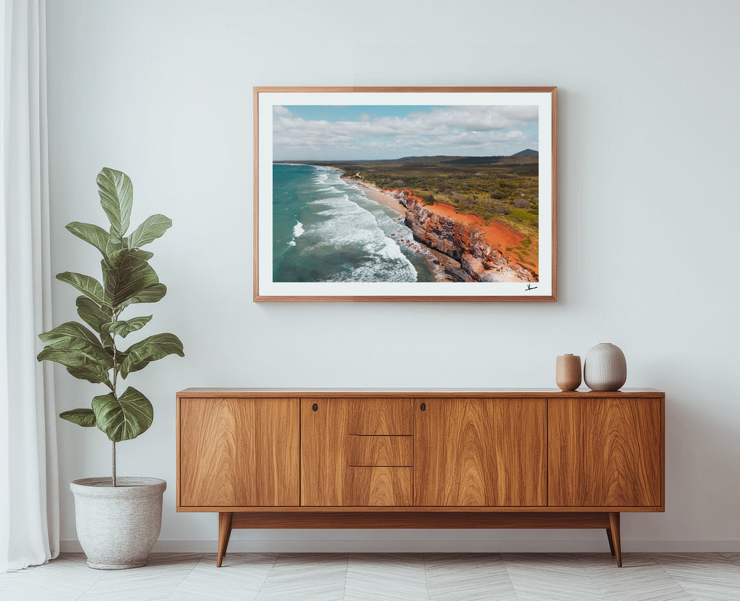 Red Cliff 01 - Wall Art Print
