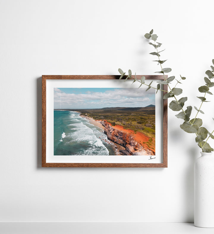 Red Cliff 01 - Wall Art Print