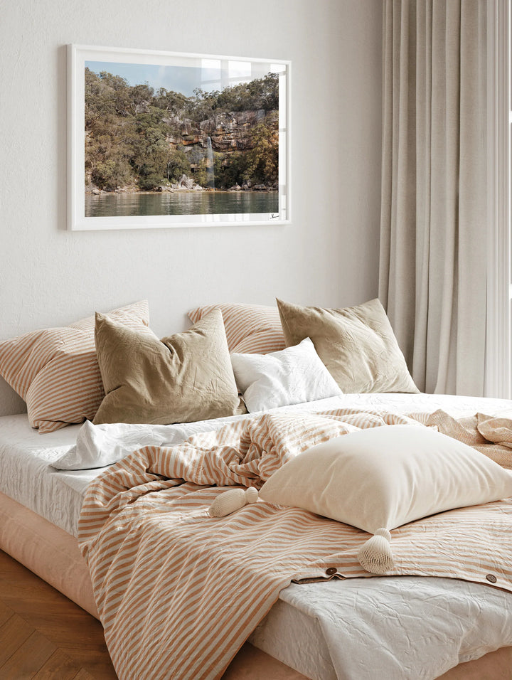 Refuge Bay Waterfall – Hawkesbury River Wall Art Print