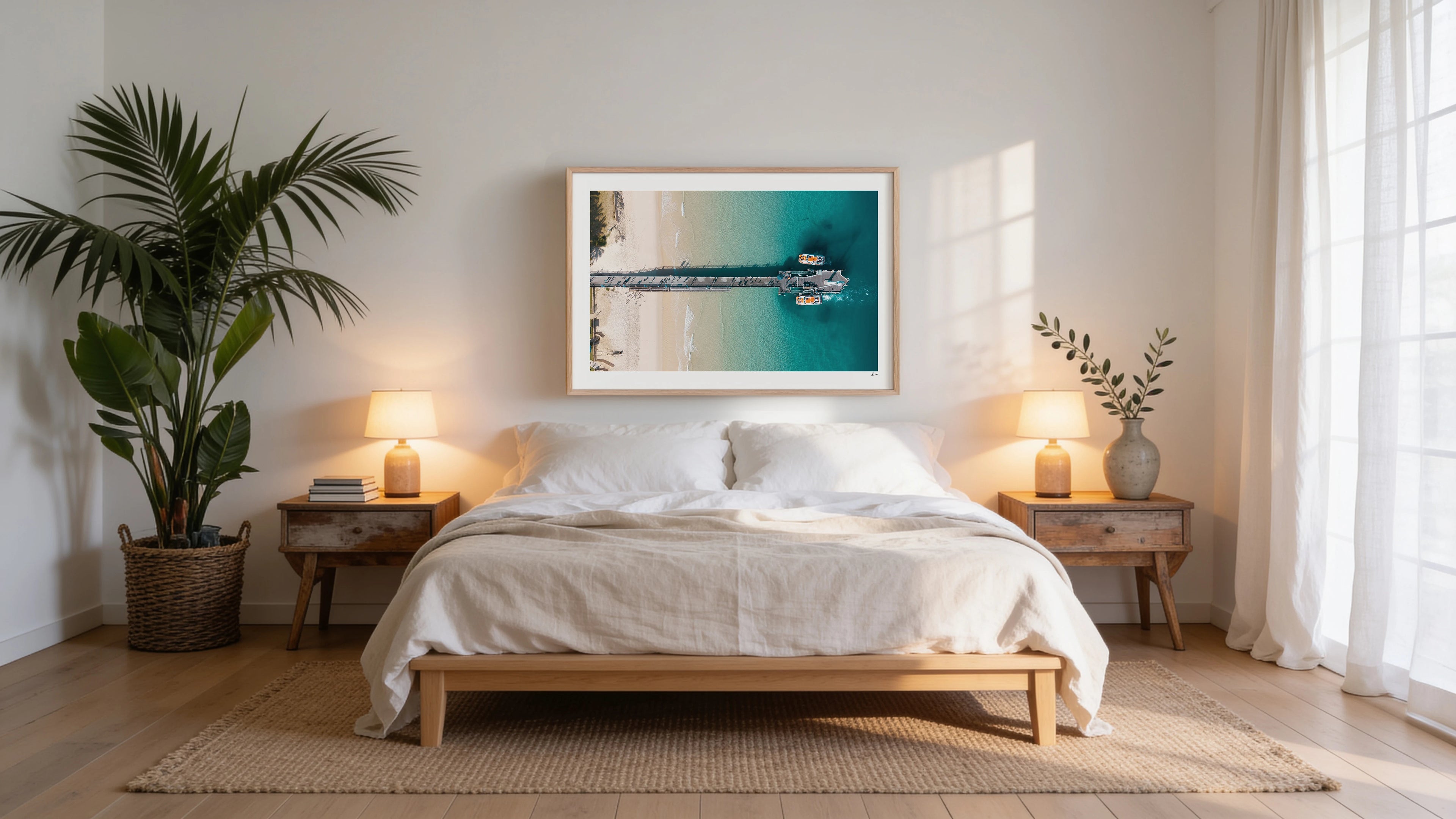 Moreton Jetty 02 - Moreton Island Wall Art Print