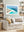 Turquoise Bay — framed wall art print styled in a room · Australia Unseen
