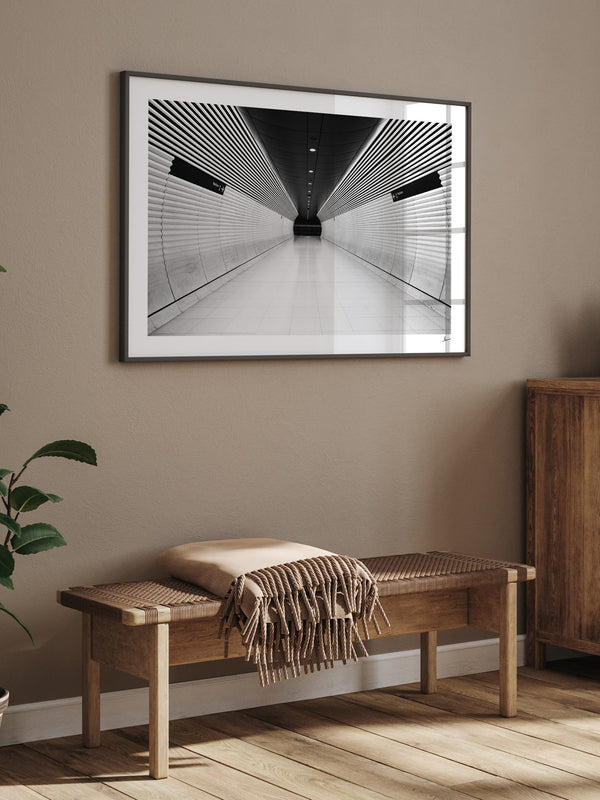 Gadigal Station 01 - Sydney — framed wall art print styled in a room · Australia Unseen