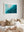 Reef Line — framed wall art print styled in a room · Australia Unseen