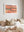 Wishbone — framed wall art print styled in a room · Australia Unseen