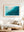 Reef Line — framed wall art print styled in a room · Australia Unseen