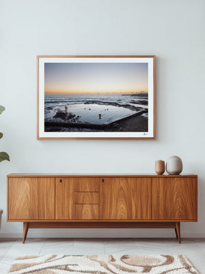 Wollongong Rock Pool 02 - South Coast — framed wall art print styled in a room · Australia Unseen