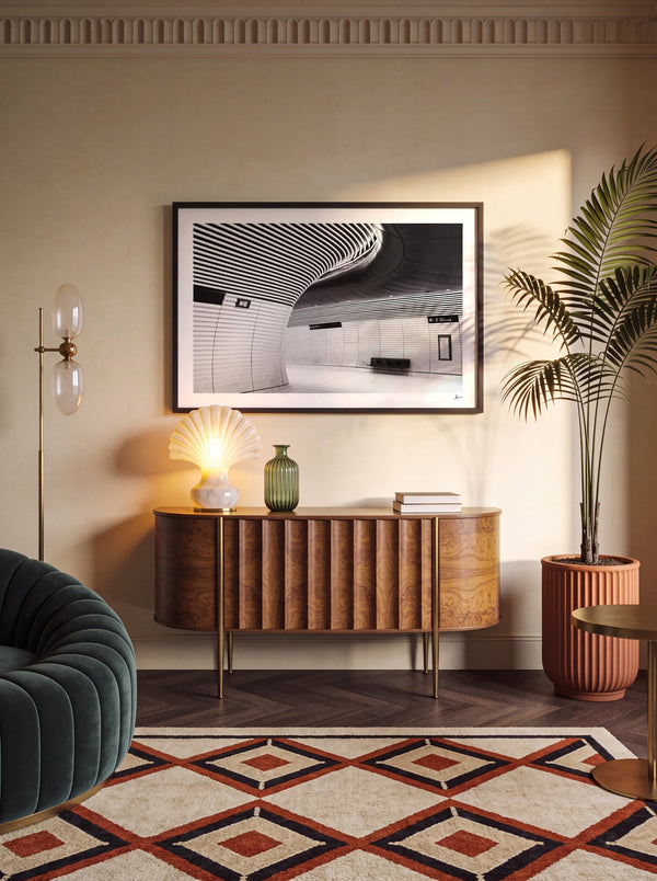 Gadigal Station 02 - Sydney — framed wall art print styled in a room · Australia Unseen