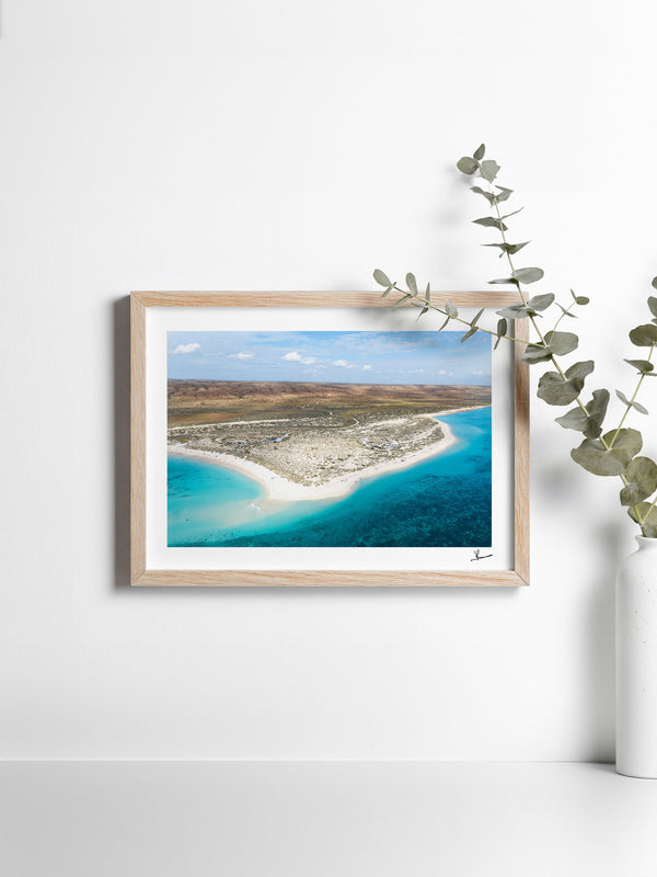 Turquoise Bay 01 - Western Australia — framed wall art print styled in a room · Australia Unseen