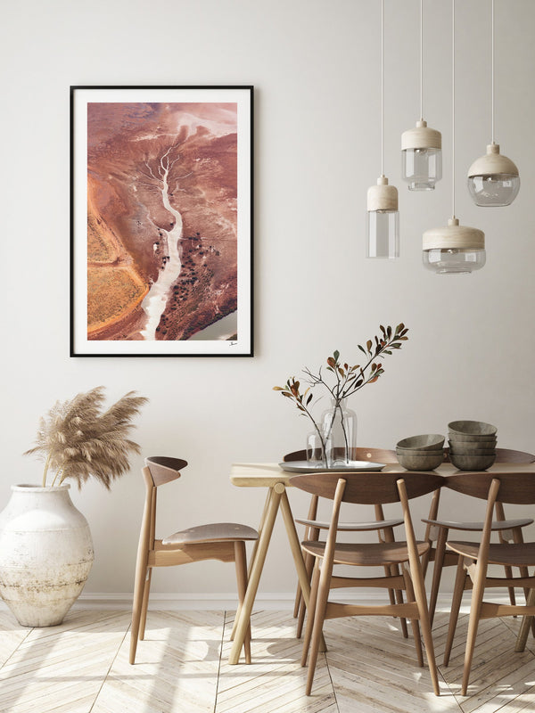 Dry Lightning - Limited Edition — framed wall art print styled in a room · Australia Unseen