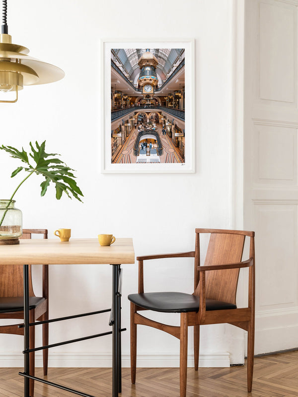 QVB 01 - Sydney — framed wall art print styled in a room · Australia Unseen