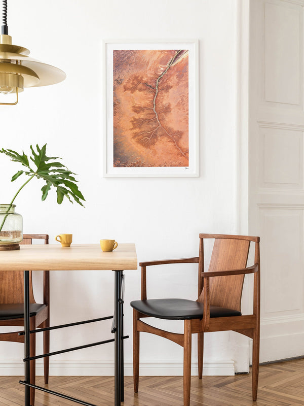 Desert Spine - Limited Edition — framed wall art print styled in a room · Australia Unseen