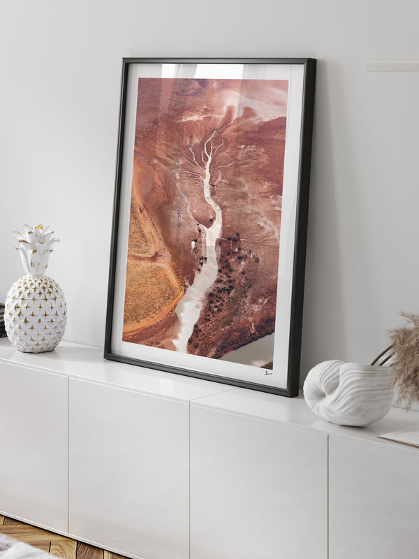 Dry Lightning - Limited Edition — framed wall art print styled in a room · Australia Unseen