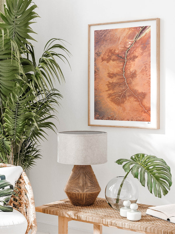 Desert Spine - Limited Edition — framed wall art print styled in a room · Australia Unseen