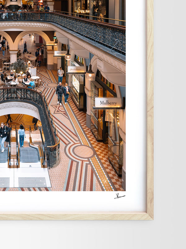QVB 01 - Sydney — framed wall art print styled in a room · Australia Unseen