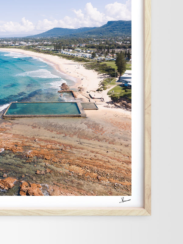 Bulli Rock Pool 01 - New South Wales — framed wall art print styled in a room · Australia Unseen