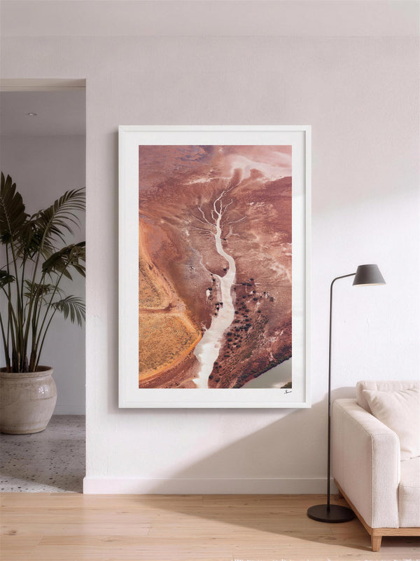 Dry Lightning - Limited Edition — framed wall art print styled in a room · Australia Unseen
