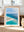 Turquoise Bay — framed wall art print styled in a room · Australia Unseen