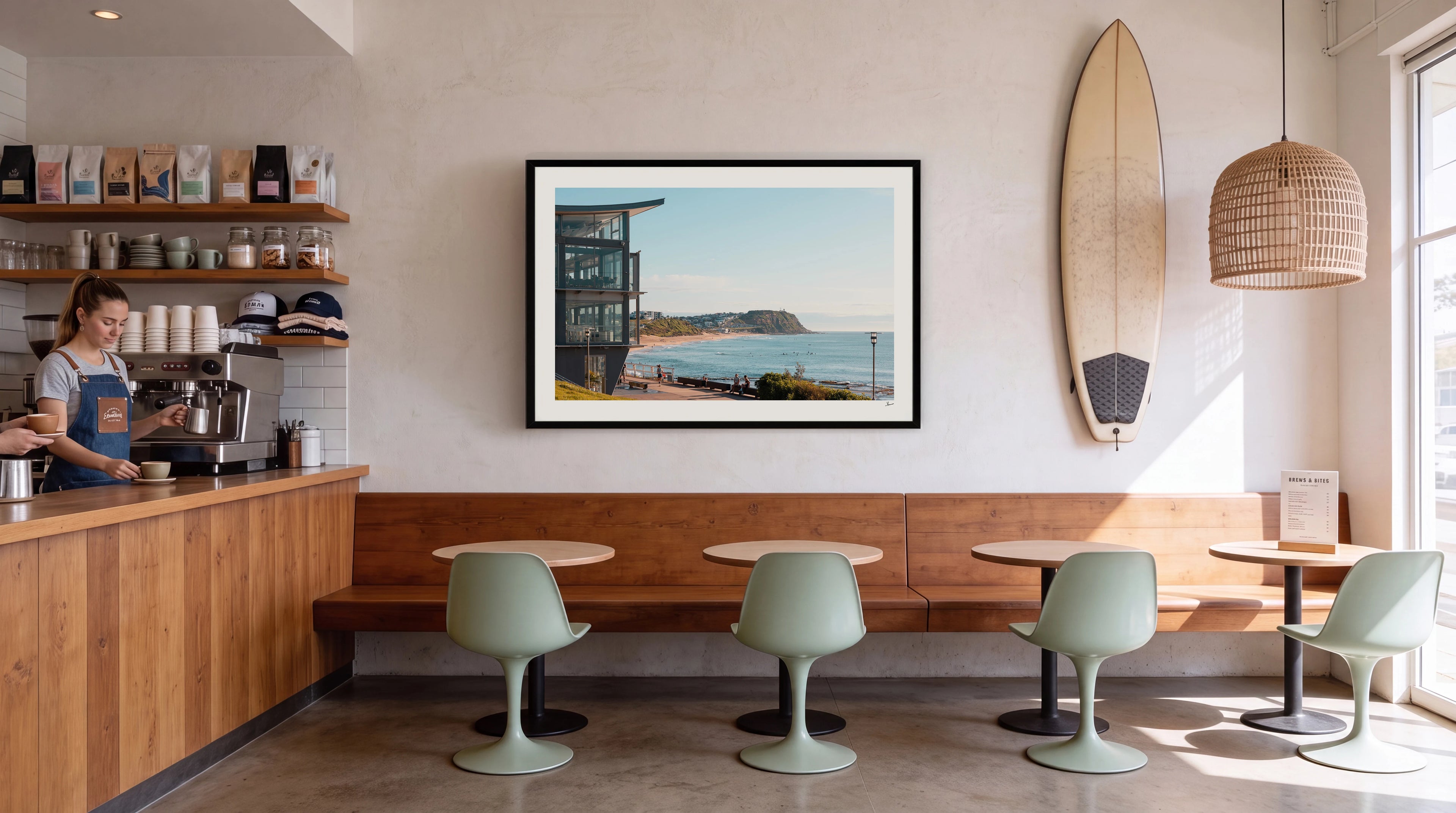 Merewether Beach 01 - Wall Art Print