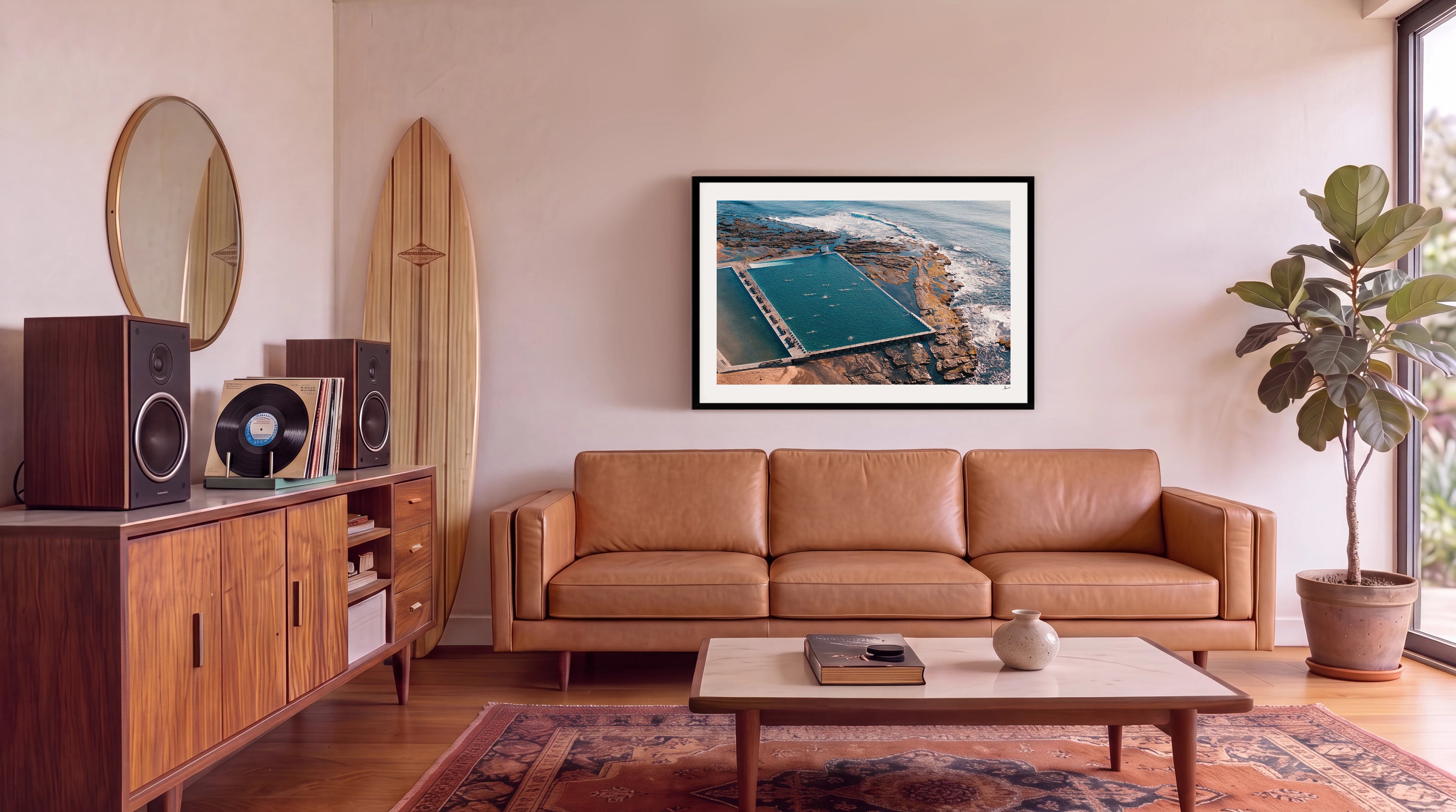 Merewether Ocean Baths 03 - Wall Art Print