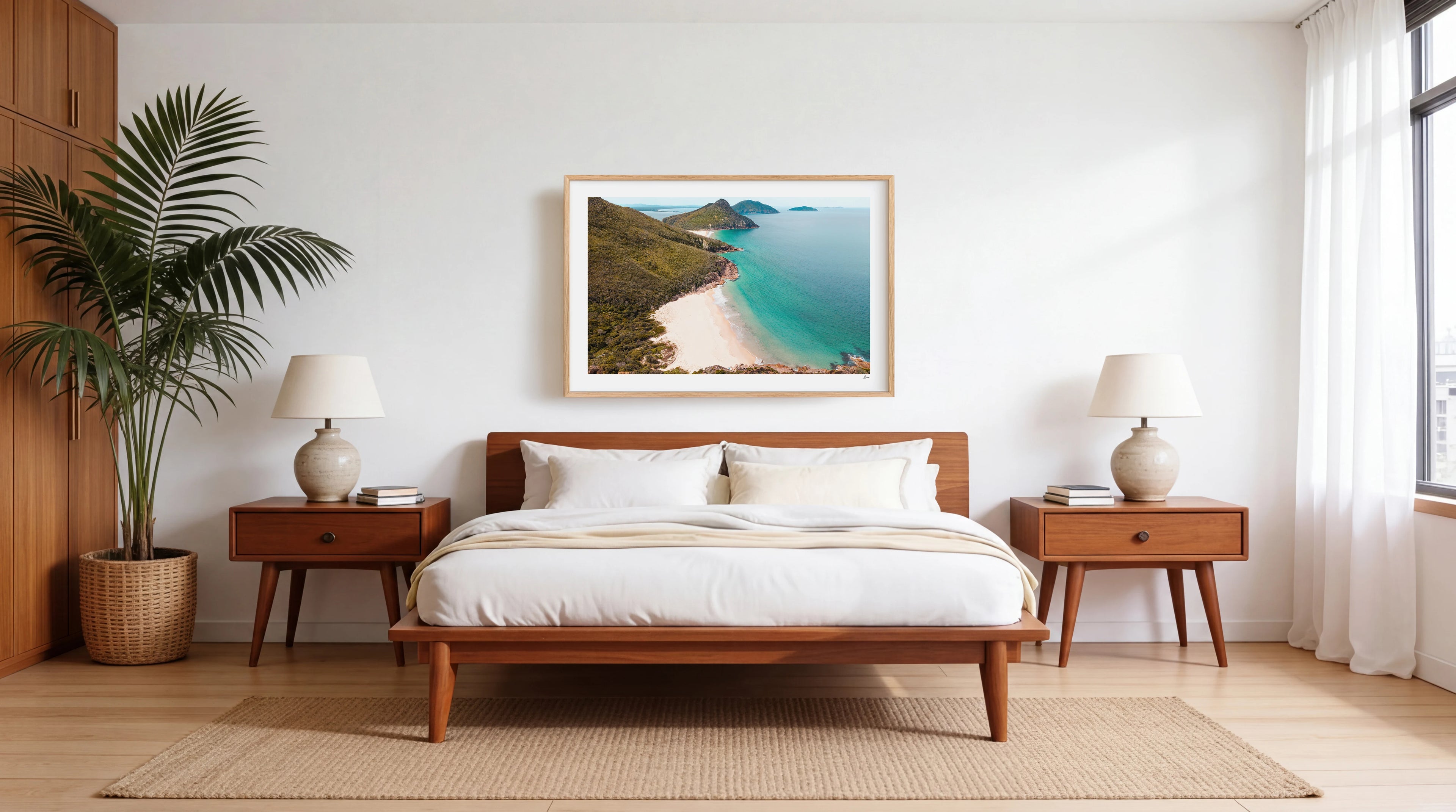 Wreck Beach - Nelson Bay - Port Stephens Wall Art Print