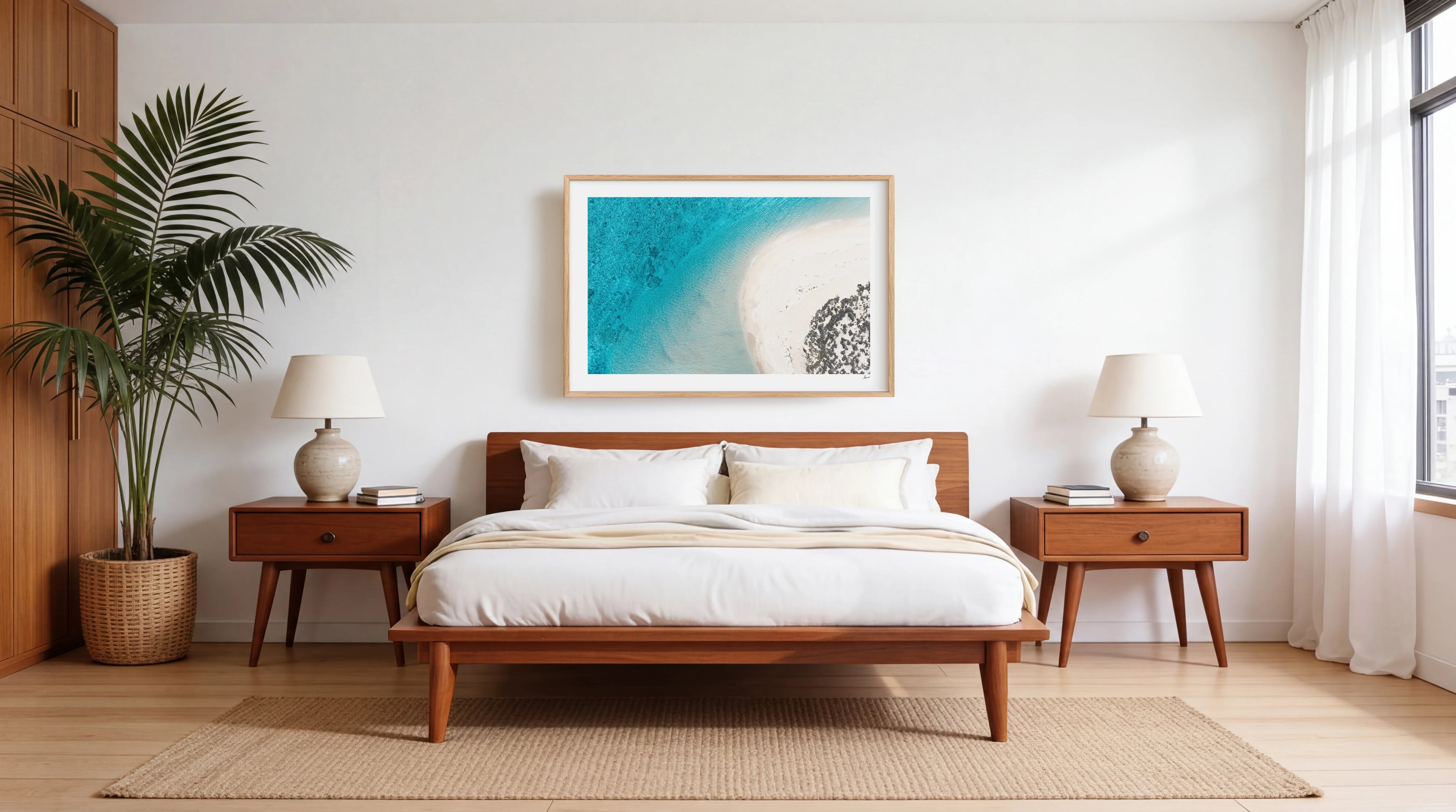 Sand Curve - Ningaloo Wall Art Print